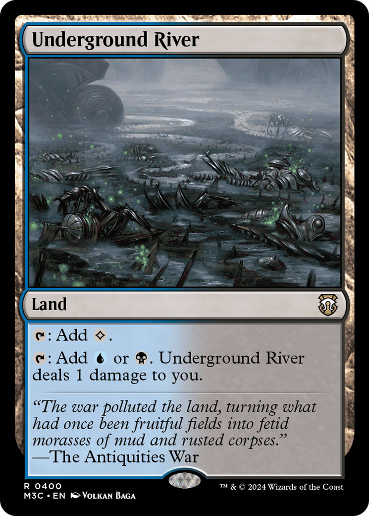 Underground River (Ripple Foil) [Modern Horizons 3 Commander] | Gam3 Escape