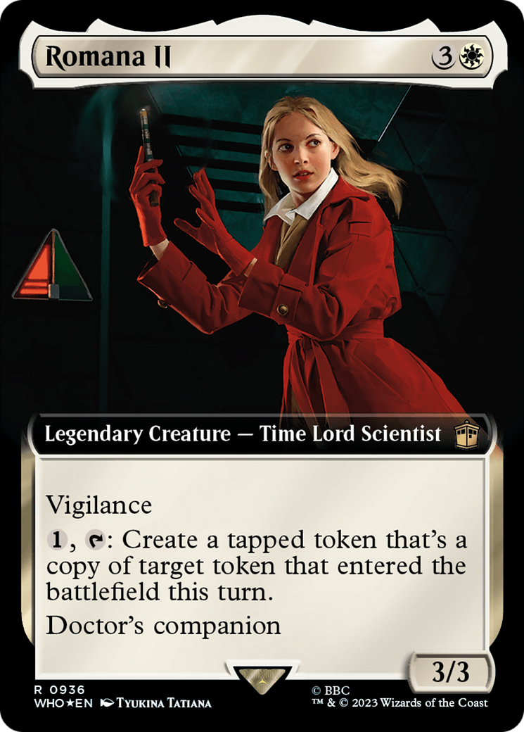 Romana II (Extended Art) (Surge Foil) [Doctor Who] | Gam3 Escape