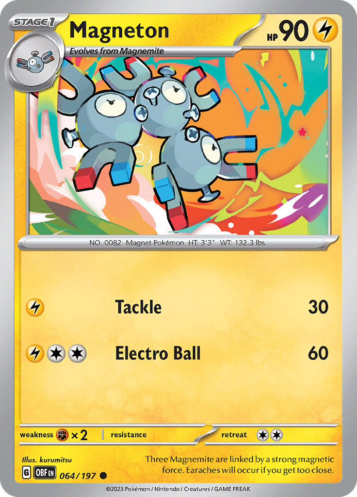 Magneton (064/197) [Scarlet & Violet: Obsidian Flames] | Gam3 Escape