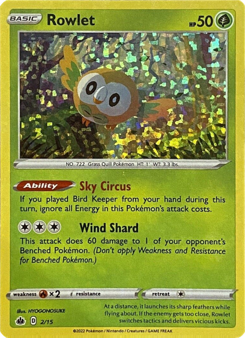 Rowlet (2/15) [McDonald's Promos: Match Battle] | Gam3 Escape