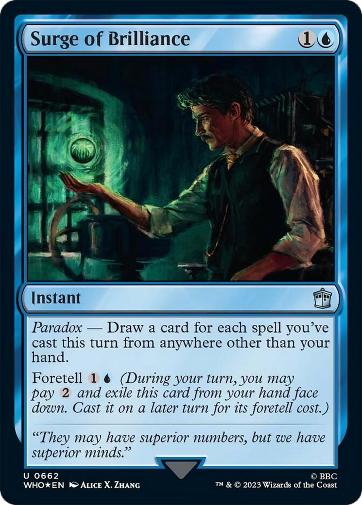 Surge of Brilliance (Surge Foil) [Doctor Who] | Gam3 Escape
