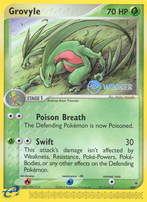 Grovyle (004) [Nintendo: Black Star Promos] | Gam3 Escape