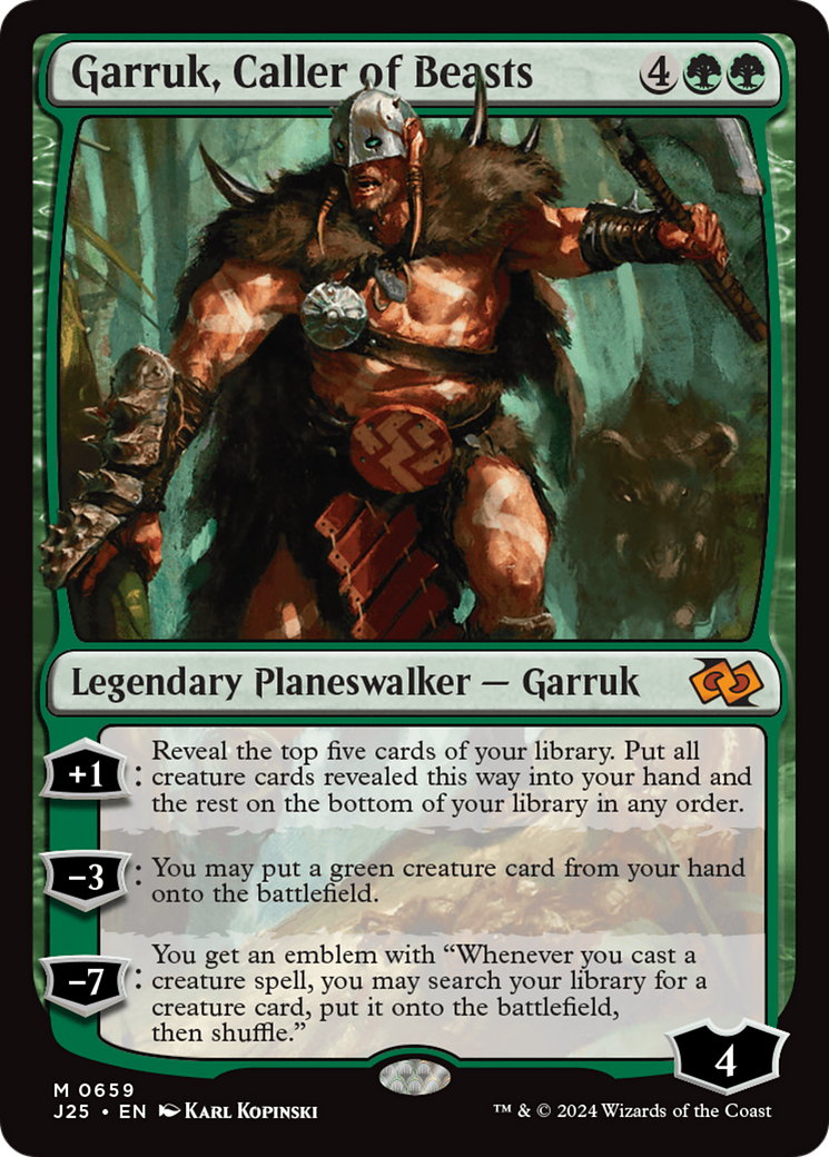 Garruk, Caller of Beasts [Foundations Jumpstart] | Gam3 Escape