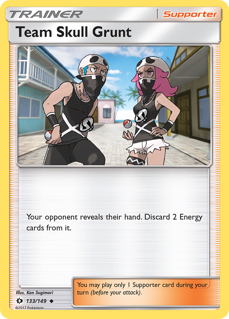 Team Skull Grunt (133/149) [Sun & Moon: Base Set] | Gam3 Escape