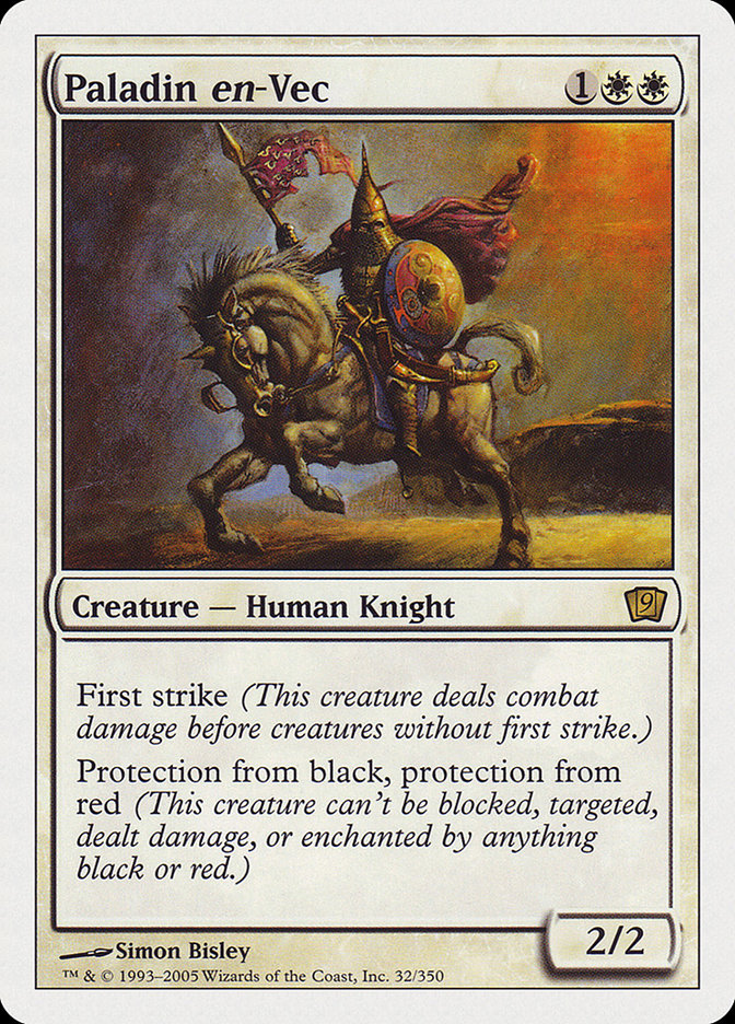 Paladin en-Vec (9th Edition) [Oversize Cards] | Gam3 Escape