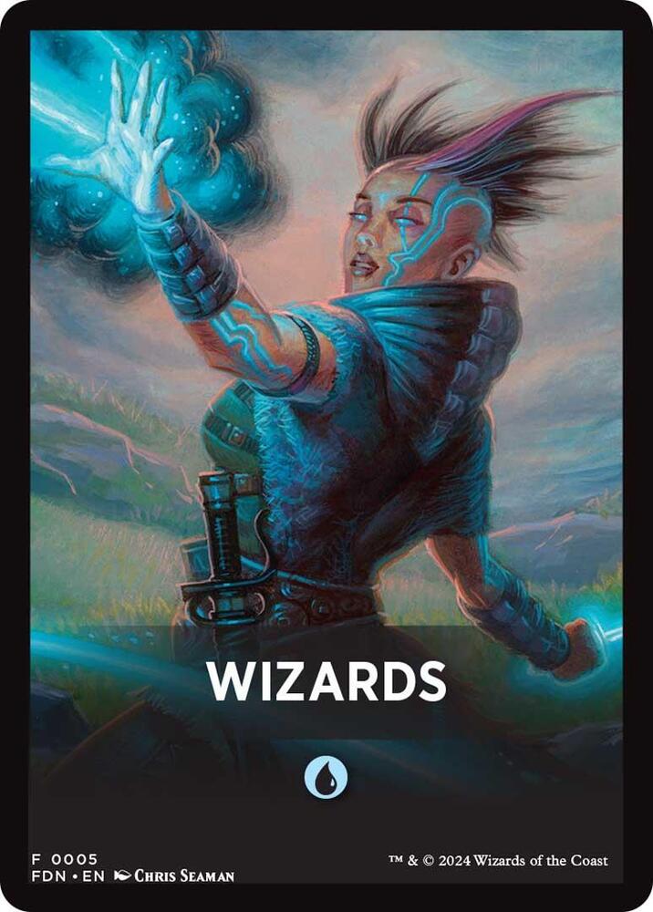 Wizards Theme Card [Foundations Tokens] | Gam3 Escape