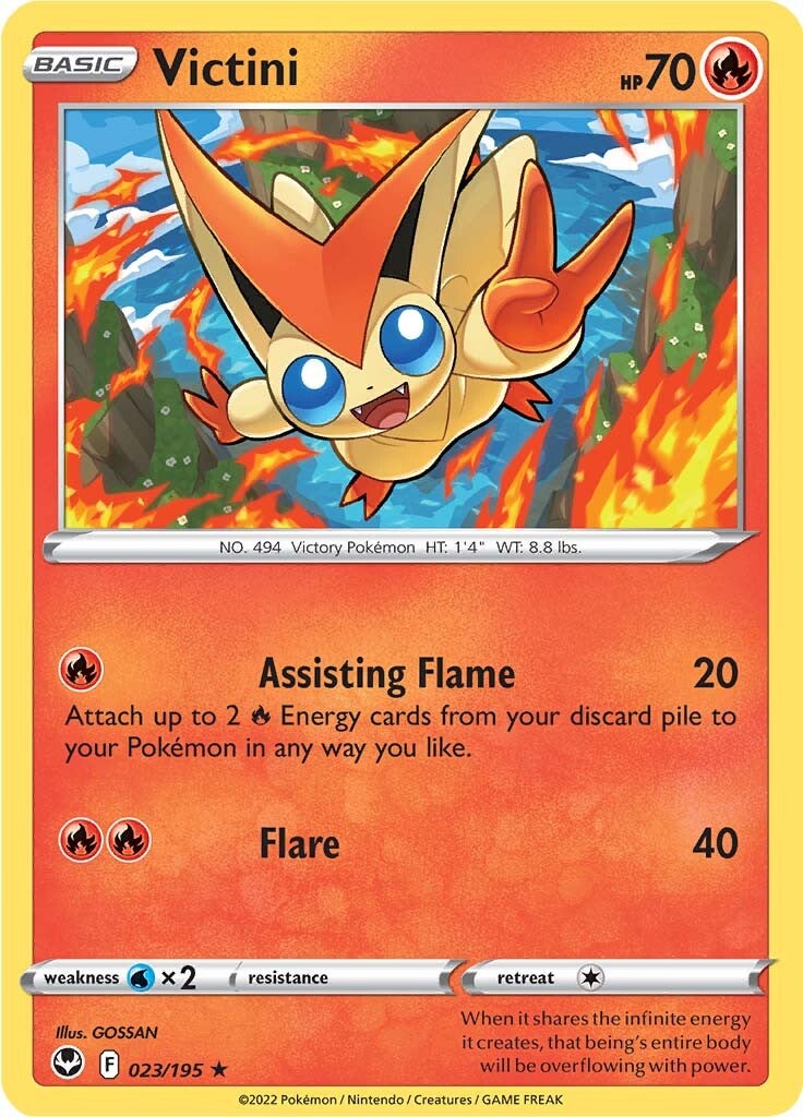 Victini (023/195) [Sword & Shield: Silver Tempest] | Gam3 Escape