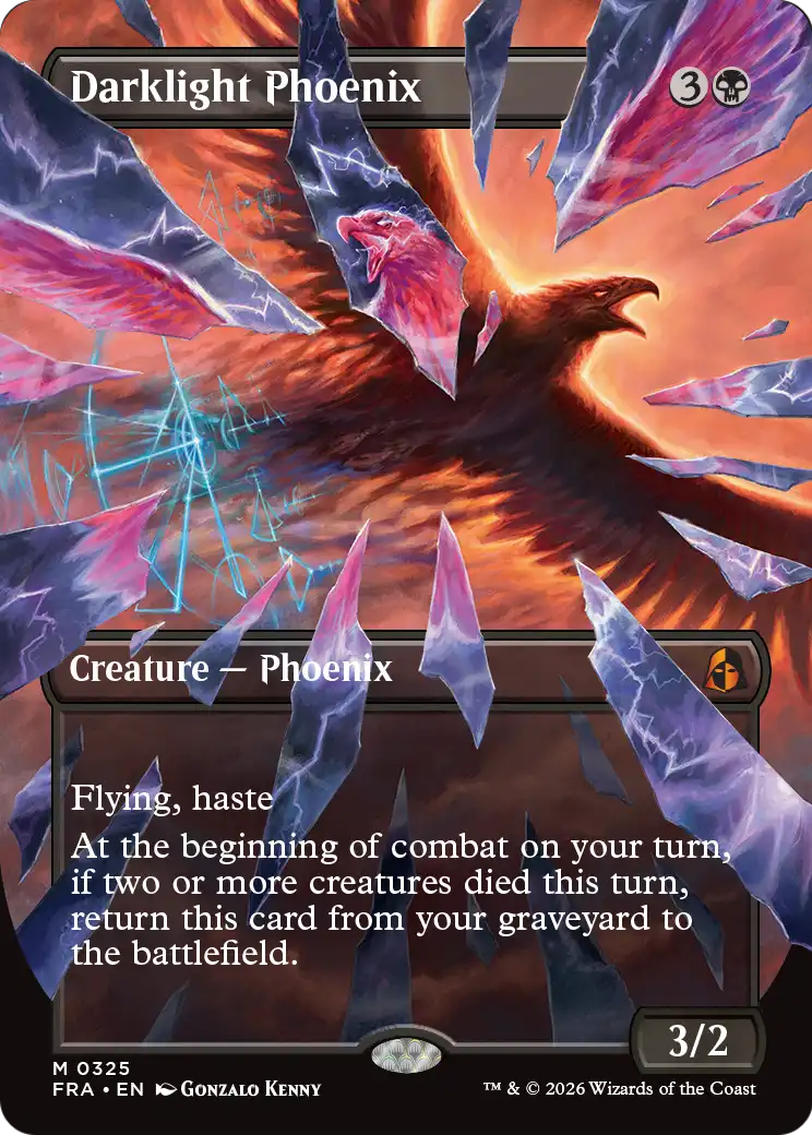Darklight Phoenix (Borderless) (0325) [Reality Fracture] | Gam3 Escape
