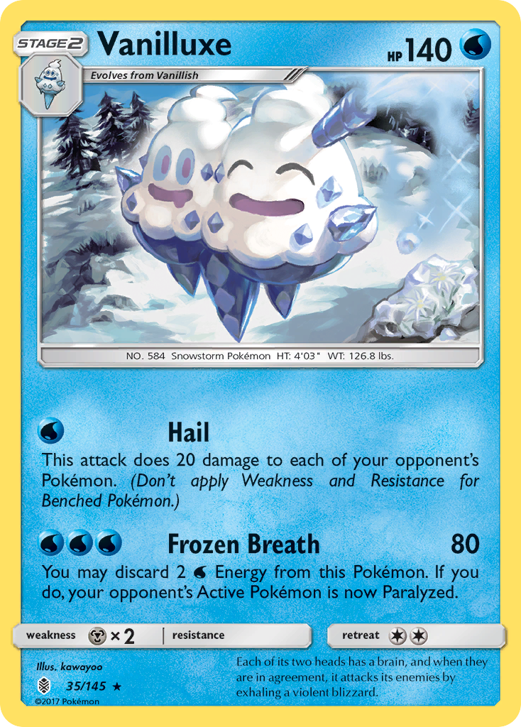 Vanilluxe (35/145) [Sun & Moon: Guardians Rising] | Gam3 Escape