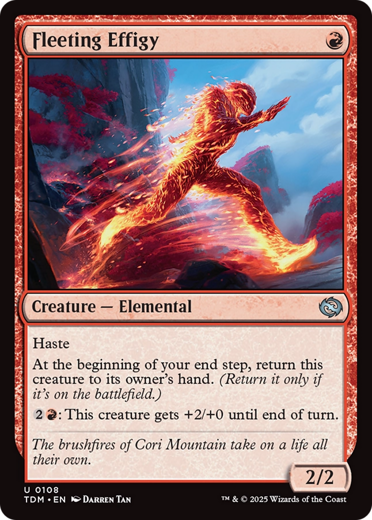 Fleeting Effigy [Tarkir: Dragonstorm] | Gam3 Escape