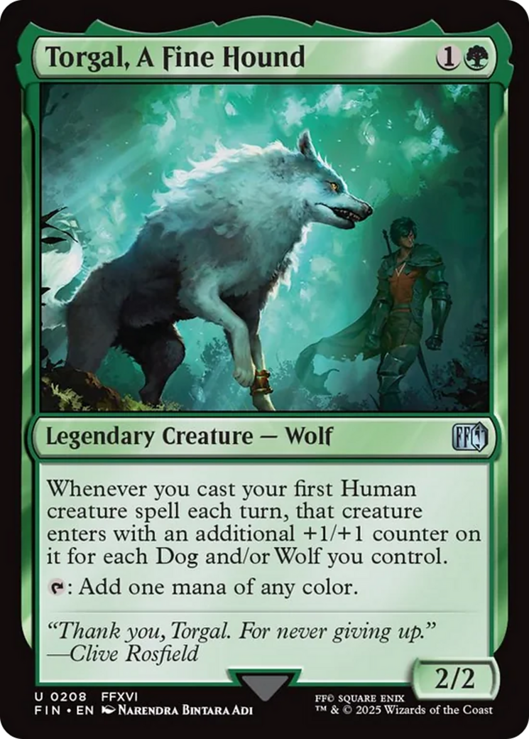 Torgal, A Fine Hound [FINAL FANTASY] | Gam3 Escape