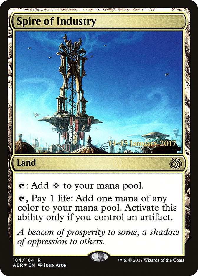 Spire of Industry [Aether Revolt Prerelease Promos] | Gam3 Escape