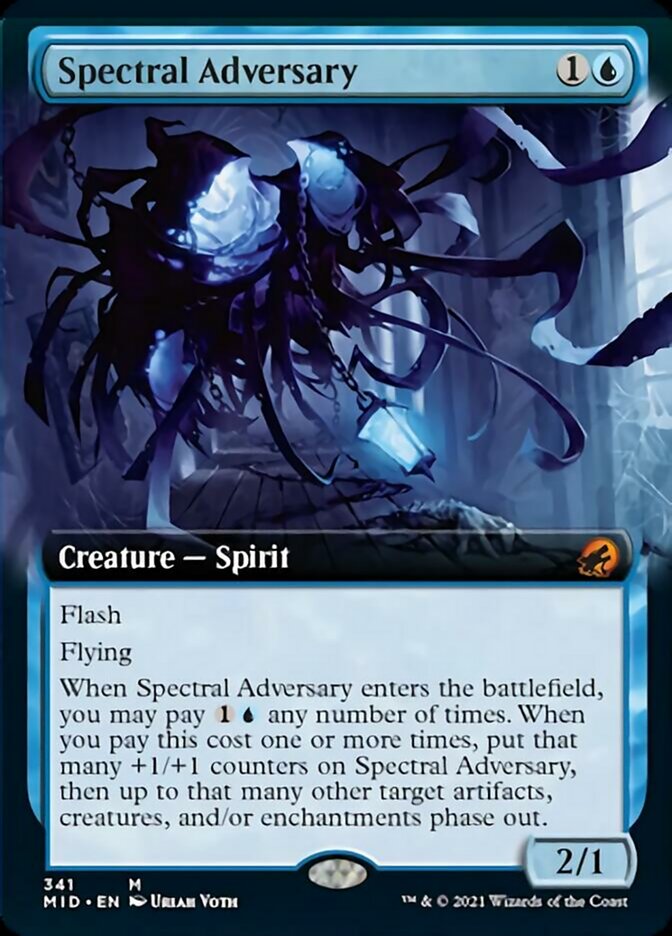 Spectral Adversary (Extended Art) [Innistrad: Midnight Hunt] | Gam3 Escape