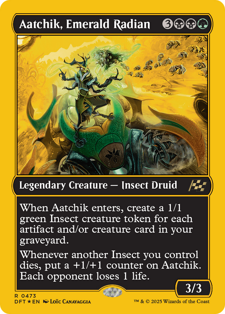 Aatchik, Emerald Radian (First-Place Foil) [Aetherdrift] | Gam3 Escape