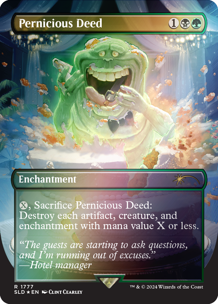 Pernicious Deed (Rainbow Foil) [Secret Lair Drop Series] | Gam3 Escape