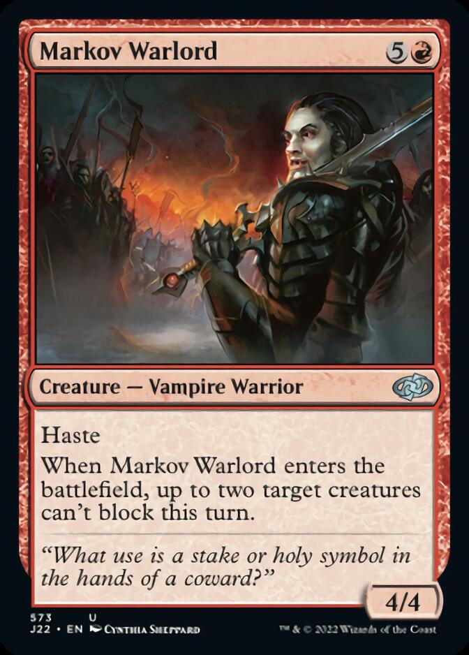Markov Warlord [Jumpstart 2022] | Gam3 Escape