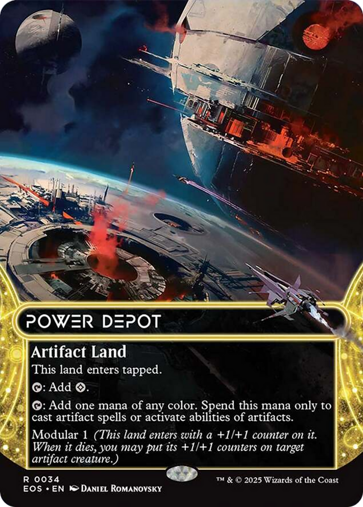 Power Depot (0034) (Borderless) [Edge of Eternities: Stellar Sights] | Gam3 Escape