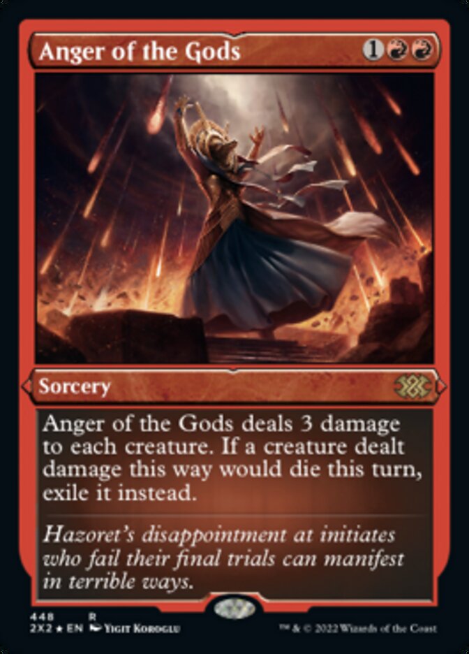 Anger of the Gods (Foil Etched) [Double Masters 2022] | Gam3 Escape