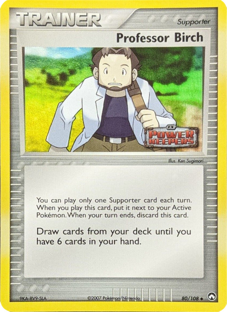 Professor Birch (80/108) (Stamped) [EX: Power Keepers] | Gam3 Escape