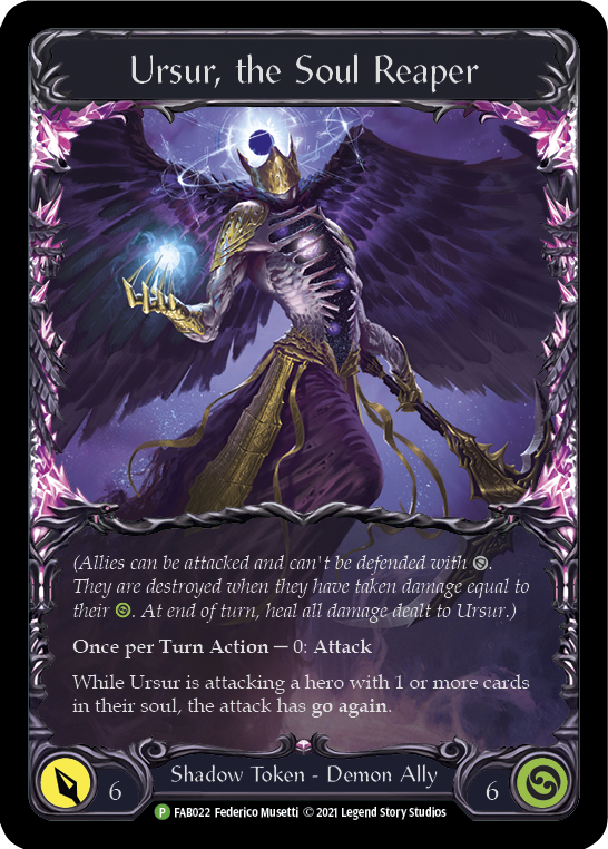 Ursur, the Soul Reaper [FAB022] (Promo)  Cold Foil | Gam3 Escape