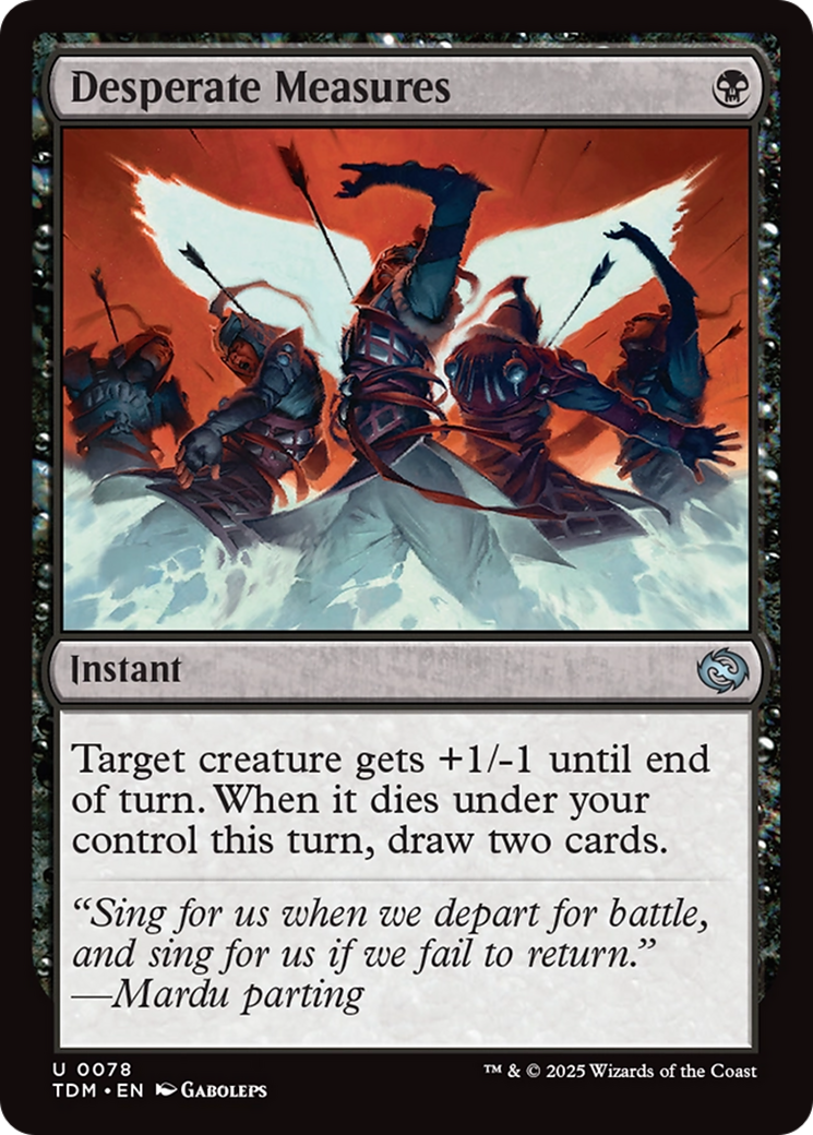 Desperate Measures [Tarkir: Dragonstorm] | Gam3 Escape