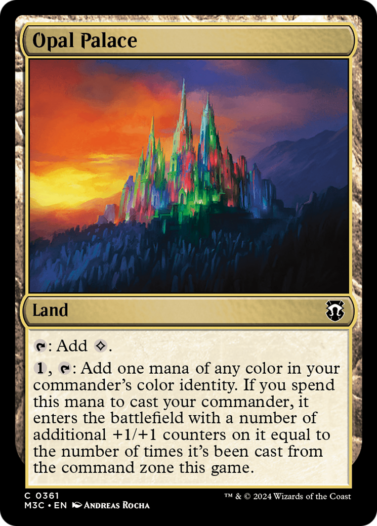 Opal Palace (Ripple Foil) [Modern Horizons 3 Commander] | Gam3 Escape