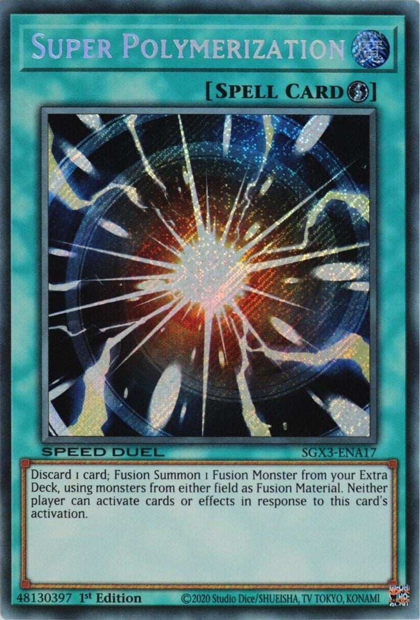 Super Polymerization [SGX3-ENA17] Secret Rare | Gam3 Escape