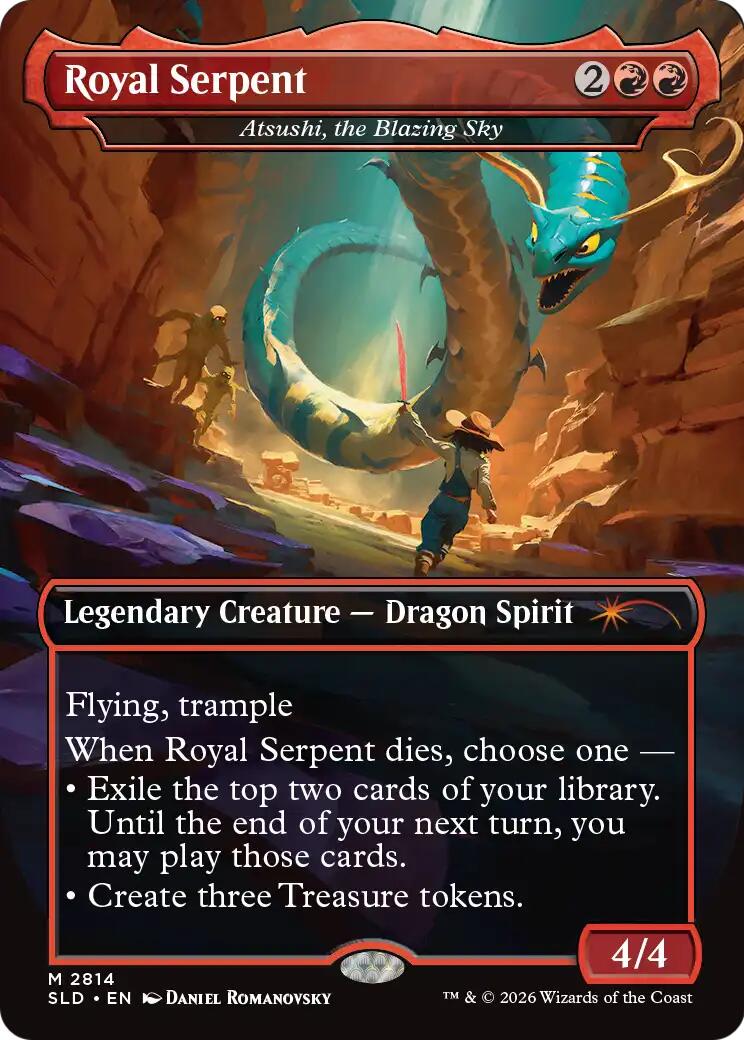 Royal Serpent - Atsushi, the Blazing Sky [Secret Lair Drop Series] | Gam3 Escape