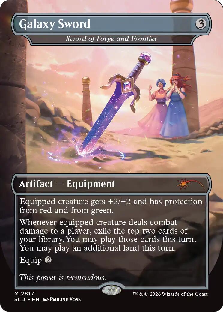 Galaxy Sword - Sword of Forge and Frontier [Secret Lair Drop Series] | Gam3 Escape