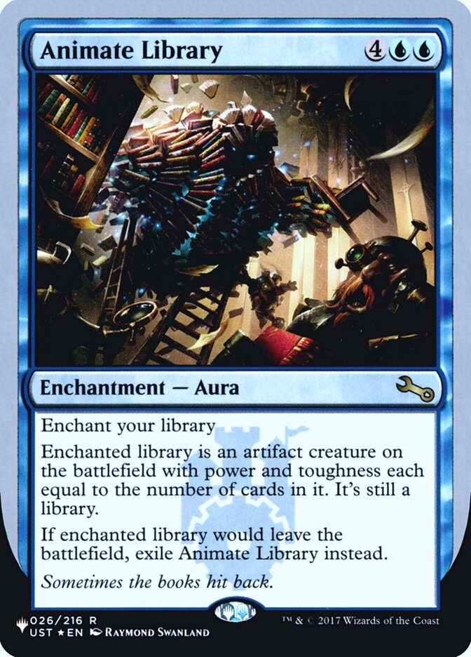 Animate Library (Unfinity Foil Edition) [The List] | Gam3 Escape