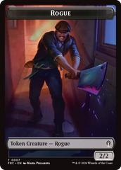 Insect // Rogue Double-Sided Token [Reality Fracture Commander Tokens] | Gam3 Escape