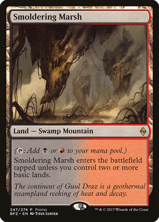 Smoldering Marsh (Promo) [Standard Showdown Promos] | Gam3 Escape