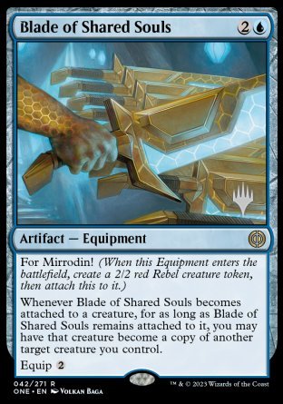 Blade of Shared Souls (Promo Pack) [Phyrexia: All Will Be One Promos] | Gam3 Escape