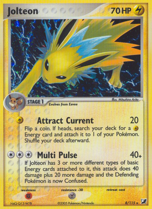 Jolteon (8/115) [EX: Unseen Forces] | Gam3 Escape