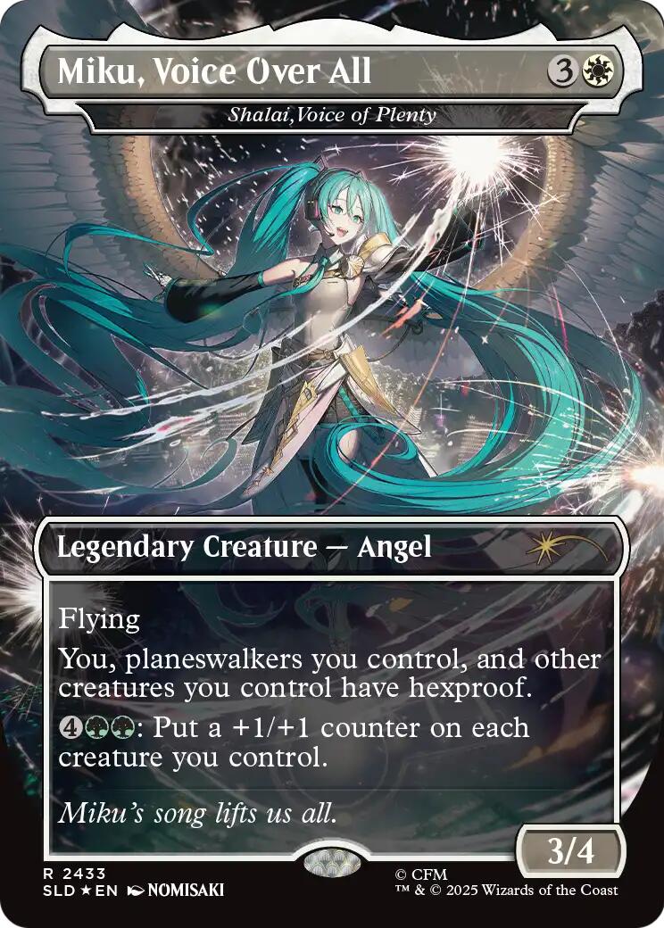Miku, Voice Over All - Shalai, Voice of Plenty [Secret Lair Drop Series] | Gam3 Escape