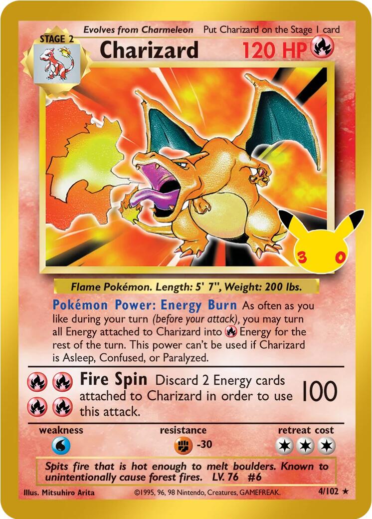 Charizard (4/102) [Mega Evolution: 30th Celebration Classic Collection] | Gam3 Escape