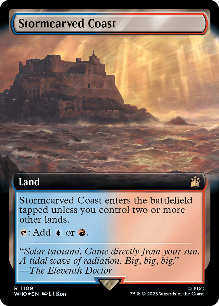 Stormcarved Coast (Extended Art) (Surge Foil) [Doctor Who] | Gam3 Escape