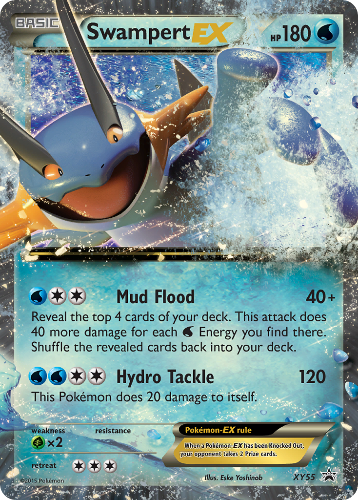 Swampert EX (XY55) [XY: Black Star Promos] | Gam3 Escape