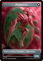 Phyrexian // Incubator Double-Sided Token [Reality Fracture Commander Tokens] | Gam3 Escape