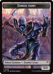 Zombie Army // Goblin Double-Sided Token [Reality Fracture Commander Tokens] | Gam3 Escape