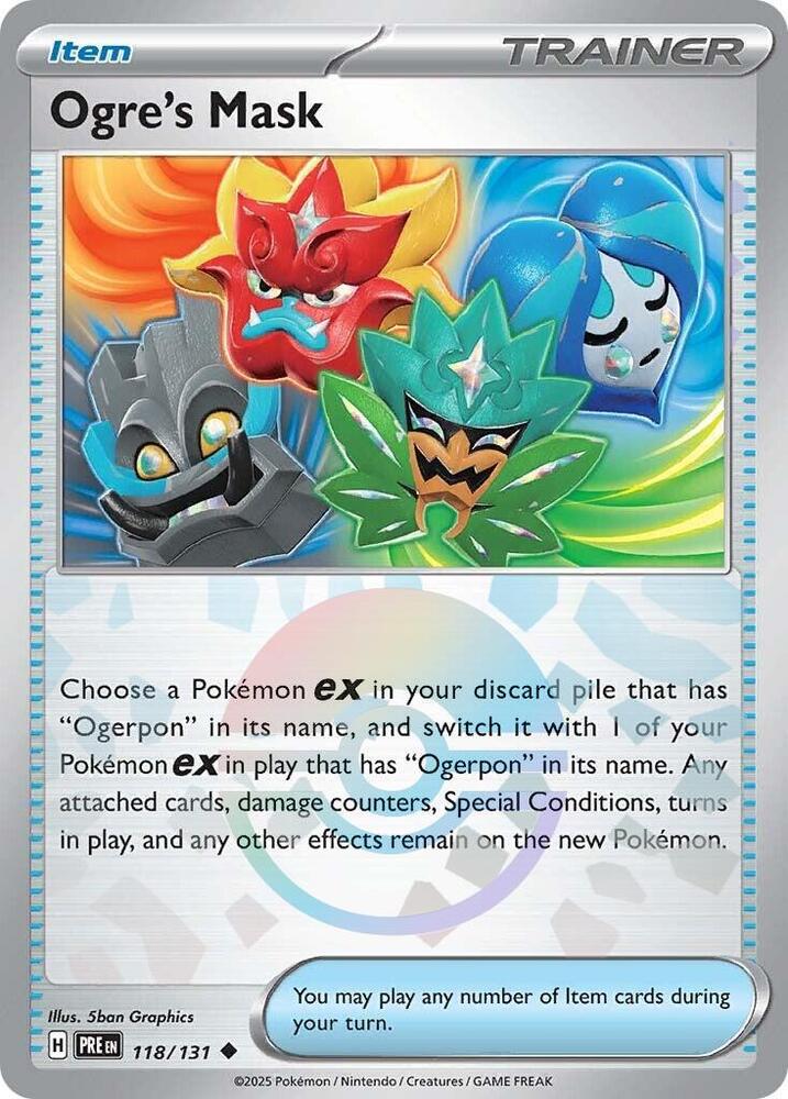 Ogre's Mask (118/131) (Poke Ball Pattern) [Scarlet & Violet: Prismatic Evolutions] | Gam3 Escape