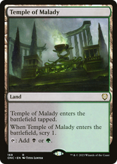 Temple of Malady [Phyrexia: All Will Be One Commander] | Gam3 Escape