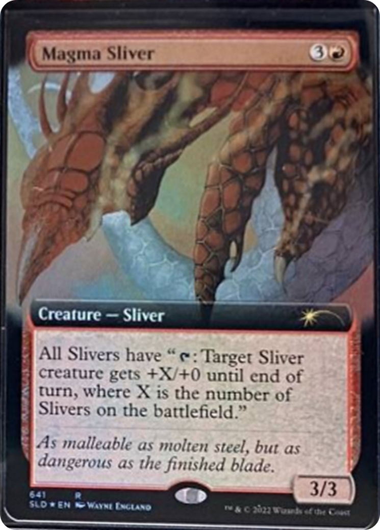 Magma Sliver (Extended Art) [Secret Lair Drop Series] | Gam3 Escape