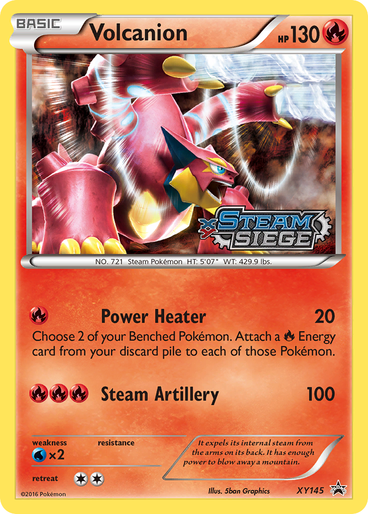 Volcanion (XY145) [XY: Black Star Promos] | Gam3 Escape