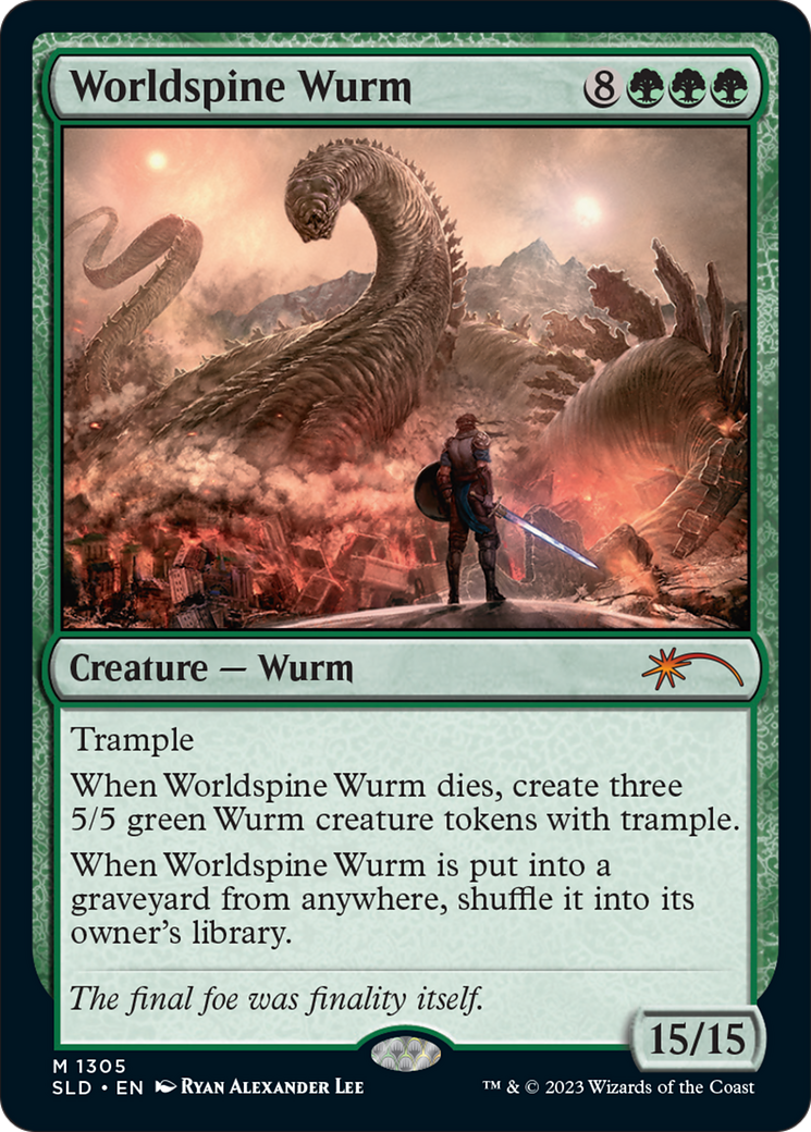 Worldspine Wurm [Secret Lair Drop Series] | Gam3 Escape