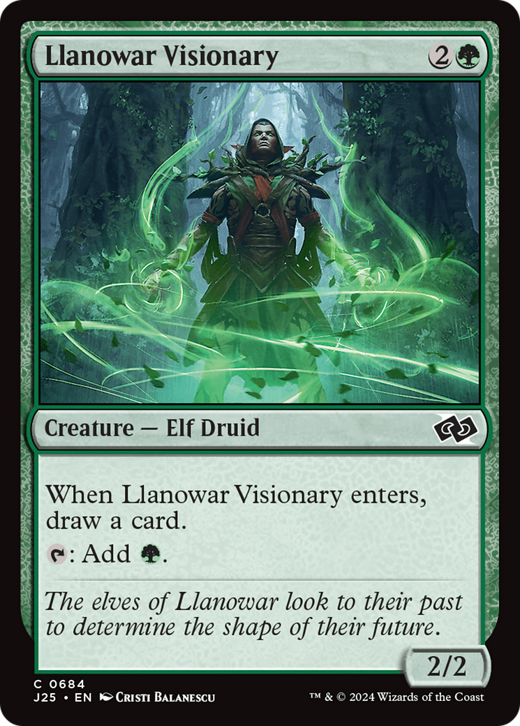 Llanowar Visionary [Foundations Jumpstart] | Gam3 Escape