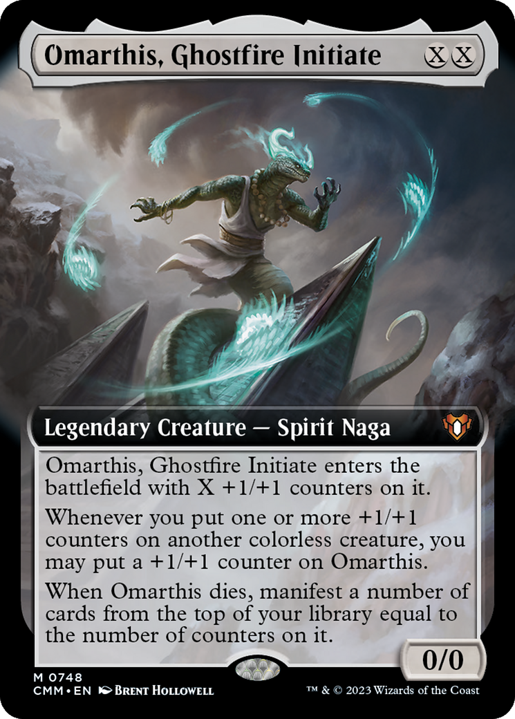 Omarthis, Ghostfire Initiate (Extended Art) [Commander Masters] | Gam3 Escape