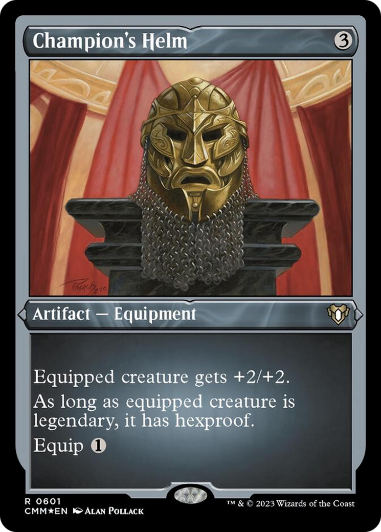 Champion's Helm (Foil Etched) [Commander Masters] | Gam3 Escape