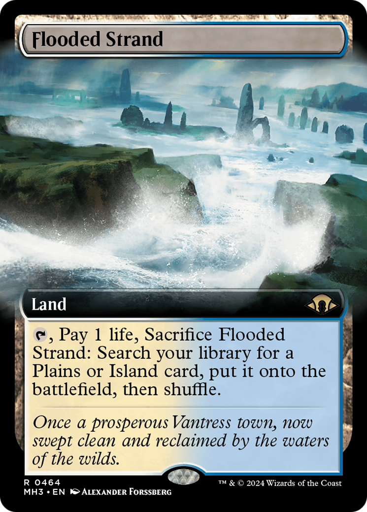 Flooded Strand (Extended Art) [Modern Horizons 3] | Gam3 Escape