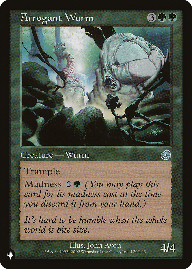 Arrogant Wurm [The List Reprints] | Gam3 Escape